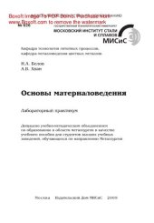 book Основы материаловедения. Лабораторный практикум