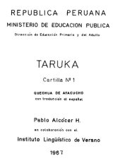 book Taruka. Cartilla № 1. Quechua de Ayacucho