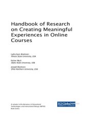 book Handbook of Research on Creating Meaningful Experiences in Online Courses