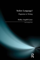 book Stolen Language? Plagiarism in Writing