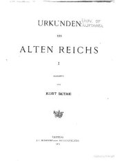 book Urkunden des Alten Reiches