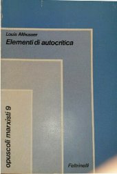 book Elementi di autocritica