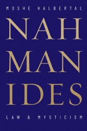 book Nahmanides: law and mysticism