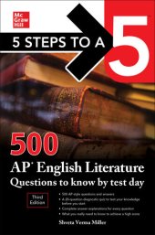 book 5 Steps to a 5: 500 AP English Literature Questions to Know by Test Day