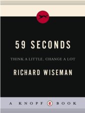 book 59 seconds: think a little, change a lot