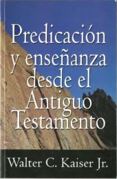 book Predicación y enseñanza desde el Antiguo Testamento