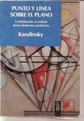 book Punto y línea sobre el plano contribución al análisis de los elementos pictóricos