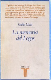 book La memoria del logos : estudios sobre el diálogo platónico