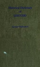 book Historical Dictionary of Lesotho