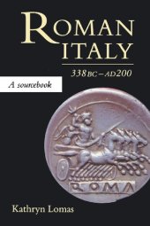 book Roman Italy, 338 BC - Ad 200: A Sourcebook