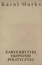 book Zarys krytyki ekonomii politycznej