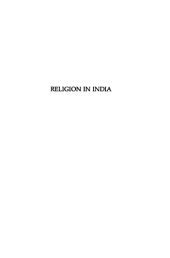 book Religion in India