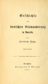 book Geschichte der Deutschen im Staate New York bis zum Anfange des neunzehnten Jahrhunderts