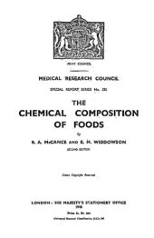 book The chemical composition of foods