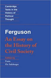 book An Essay on the History of Civil Society