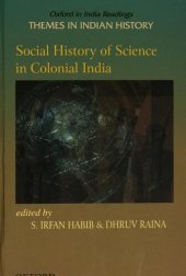 book Social history of science in colonial India