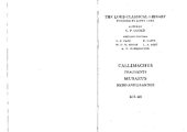 book Callimachus: Aetia, Iambi, Hecale and other fragments. / Musaeus: Hero and Leander