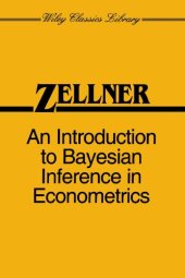 book An introduction to Bayesian inference in econometrics