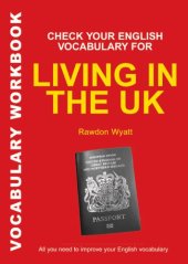 book Check your English vocabulary for living in the UK