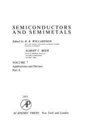 book Semiconductors and semimetals, - Applications and devices part A