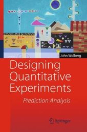 book Designing quantitative experiments: Prediction analysis