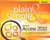 book Microsoft Access 2010 Plain & Simple