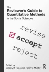 book The Reviewers Guide to Quantitative Methods in the Social Sciences