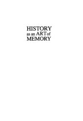 book History as an Art of Memory