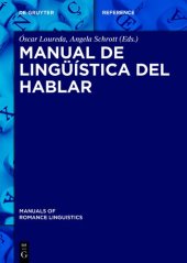 book Manual de lingüística del hablar