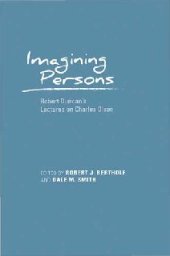 book Imagining Persons: Robert Duncan's Lectures on Charles Olson