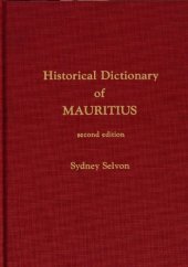 book Historical dictionary of Mauritius