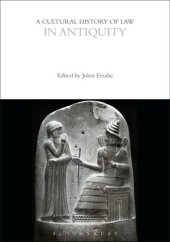 book A Cultural History of Law in Antiquity