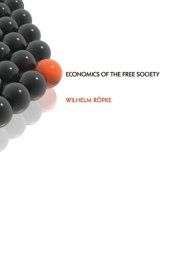 book Economics of the Free Society