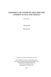 book Zoonoses and Communicable Diseases Common to Man and Animals: Parasitoses