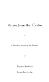 book Verses from the Center: A Buddhist Vision of the Sublime