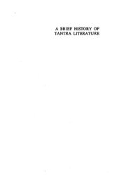 book A brief history of tantra literature