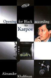 book Opening for Black According to Karpov