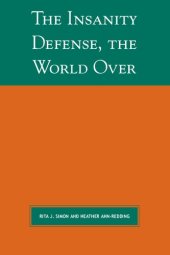 book The Insanity Defense the World Over (Global Perspectives on Social Issues)