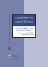 book La sustitución temporal de los representantes políticos