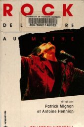 book Rock : de l'histoire au mythe