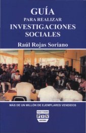 book Guía para realizar investigaciones sociales