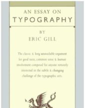 book An Essay on Typography