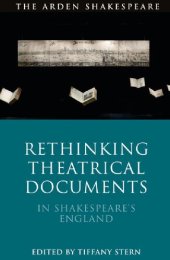 book Rethinking Theatrical Documents in Shakespeare’s England