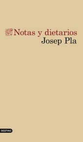 book Notas y dietarios