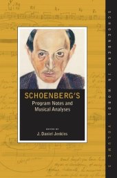 book Schoenberg's Program Notes and Musical Analyses