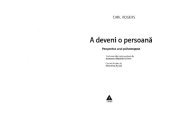 book A deveni o persoana. Perspectiva unui psihoterapeut