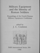 book Military Equipment and the Identity of Roman Soldiers: Proceedings of the Fourth Roman Military Equipment Conference