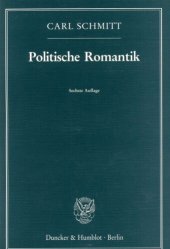 book Politische Romantik