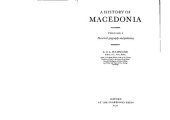 book A History of Macedonia: Historical geography and prehistory