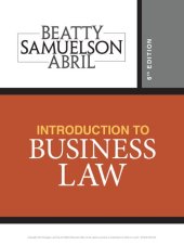 book Introduction to Business Law